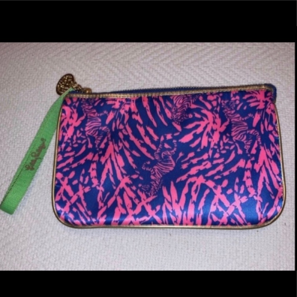 NWOT, Lilly Pulitzer Pink & Blue Neon Wristlet
